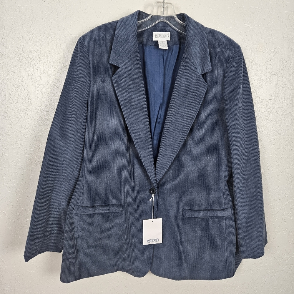 Lands End 16P Corduroy Blazer